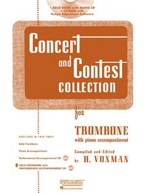 Concert and Contest Collection for Trombone - Book/CD Pack (Rubank Book/CD)