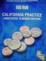 California Practice Grade 3 Annotated Teacher Edition (SRA Real Math)