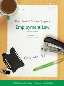 Employment Law Concentrate (Concentrate Law Revision Guide)