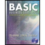 Basic Business Statistics: Concepts And Applications