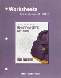 Worksheets for Beginning Algebra: Early Graphing