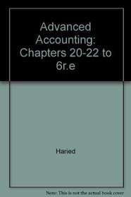 Advanced Accounting (Chapters 20-22 to 6r)