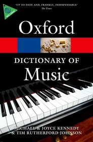 The Oxford Dictionary of Music (Oxford Paperback Reference)