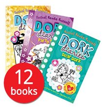 Dork Diaries By Rachel Renee Russell 12 Books Collection Set (Puppy Love, Holiday Heartbreak, TV Star, Pop Star, OMG, Skating Sensation, Party Time)