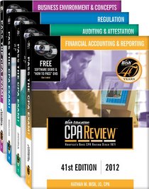 Bisk CPA Review: 4-Volume Set - 41st Edition 2012 (Comprehensive CPA Exam Review 4-Volume Set)