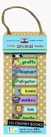 Green Start Book Towers: Little Animal Books: 10 Chunky Books Made from 98% Recycled Materials
