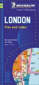 Michelin London Street Map No. 34 (Michelin Maps  Atlases)