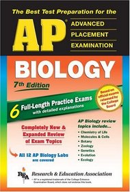 AP Biology (REA) - The Best Test Prep for the AP Exam: 7th Edition (Test Preps)