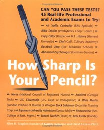 How Sharp Is Your Pencil?