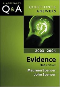 Evidence: Questions & Answers (Questions and Answers Series (Oxford University Press).)