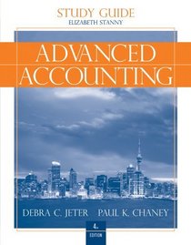 Advanced Accounting, Study Guide with Working Papers in Excel