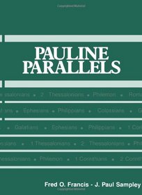 Pauline Parallels (Foundations  Facets: New Testament Series)