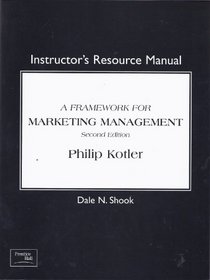 Framework for Marketing Management, A: Instructors Manual