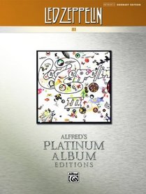 Led Zeppelin III Platinum Drums: Drum Transcriptions (Platinum Editions)