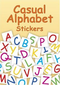 Casual Alphabet Stickers: 168 Stickers