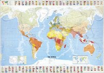 Michelin The World Map (Laminated) No. 905, 12e