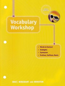 Vocabulary Workshop: Fifth Course (Elements of Language)
