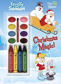 Christmas Magic! (Frosty the Snowman) (Color and Paint plus Stickers)