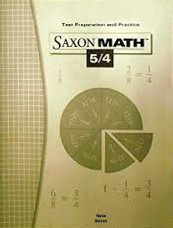 Saxon Math 5/4: Test Preparation and Practice
