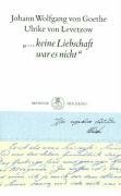 --keine Liebschaft war es nicht: Eine Textsammlung (Manesse Bucherei) (German Edition)