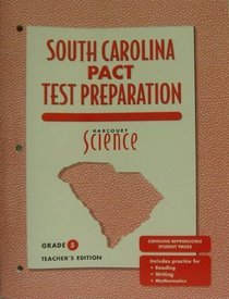 Harcourt Science SC PACT Test Preparation Grade 5 TE