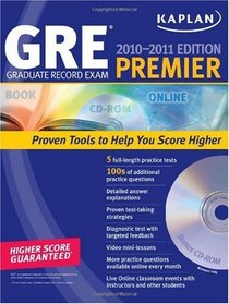 Kaplan GRE Exam 2010-2011 Premier with CD-ROM (Kaplan GRE Premier Program (W/CD))