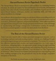 The Best of the Harvard Business Review (Harvard Business Review Paperback Series)