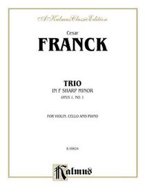 Trio in F-Sharp Minor (Op. 1, No. 1) (Kalmus Edition)