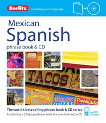 Berlitz Mexican Spanish Phrase Book & CD