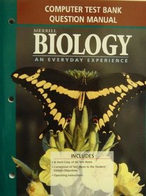 Merrill Biology: Computer Test Bank Question Manual