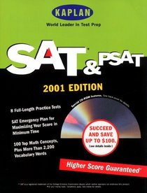 Sat  Psat 2001 (Sat  Psat (Kaplan)(Book  CD-Rom), 2001)