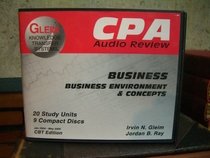 CPA Audio Review Business, Business Environment & Concepts 9 Cds