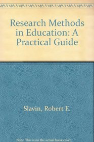 Research Methods in Education: A Practical Guide