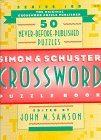 Simon  Schuster Crossword Puzzle Book #188