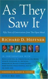 As They Saw It: A Half-Century of Conversations from The Open Mind