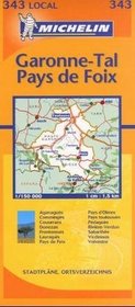 Michelin Ariege, Haute-Garonne: Includes Plans for Foix, Toulouse (Michelin Local France Maps) (French Edition)
