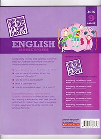 Everything You Need To Know About English Homework [2011 Revised Edition] [4th to 6th Grades]