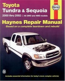 Haynes Repair Manual: Toyota Tundra and Sequoia 2000-2002: Hy Repair Manual