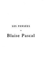 Pensees, Vol 1 (French Edition)