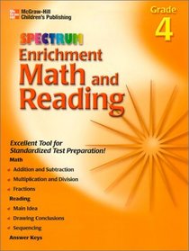 Spectrum Enrichment Math and Reading, Grade 4