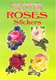 Glitter Roses Stickers