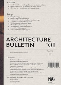 Architecture Bulletin: Essays on the Designed Environment