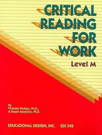 Critical Reading for Work, Level M (Critical Reading for Work Series)