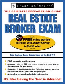 Real Estate Broker Exam (Real Estate Exam Prep and Career Guides)