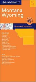 Rand McNally Montana, Wyoming: Highways & Interstates (Rand McNally Folded Map: States)