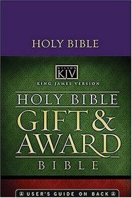 Gift & Award Bible, KJV