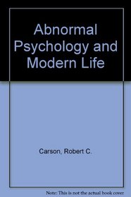 Abnormal Psychology and Modern Life