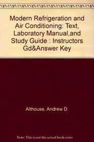 An Answer Key for Modern Refrigeration and Air Conditioning