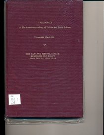 The Law and Mental Health: Research and Policy (Annals of the American Academy of Political and Social Science)