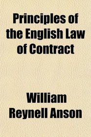 Principles of the English Law of Contract